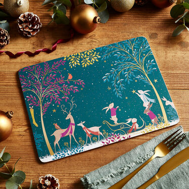 Sara Miller Woodland Tales Set of 4 Placemats Sara Miller Woodland Tales Set of 4 Placemats